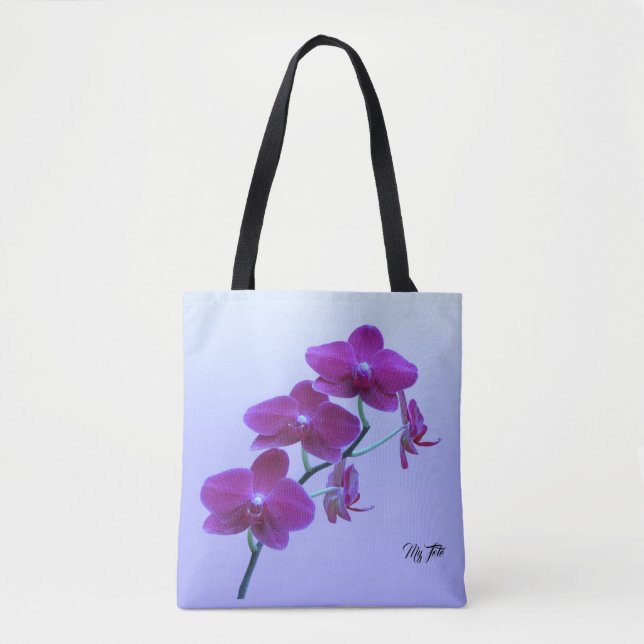 Tote Bag Épaule faite sur commande Fourre-tout de prune (Devant)