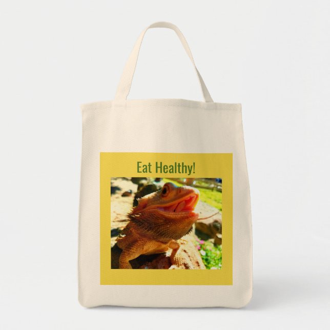 Tote Bag Épicerie barbue Fourre-tout de dragon (Devant)