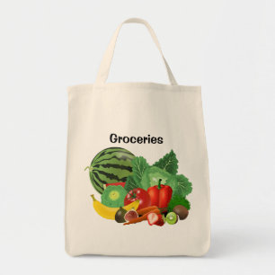 Tote Bag Épicerie De Fruits Et Légumes