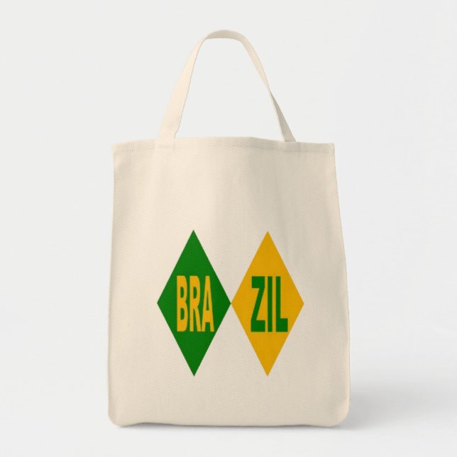 Tote Bag Épicerie Fourre-tout BRÉSIL (Devant)