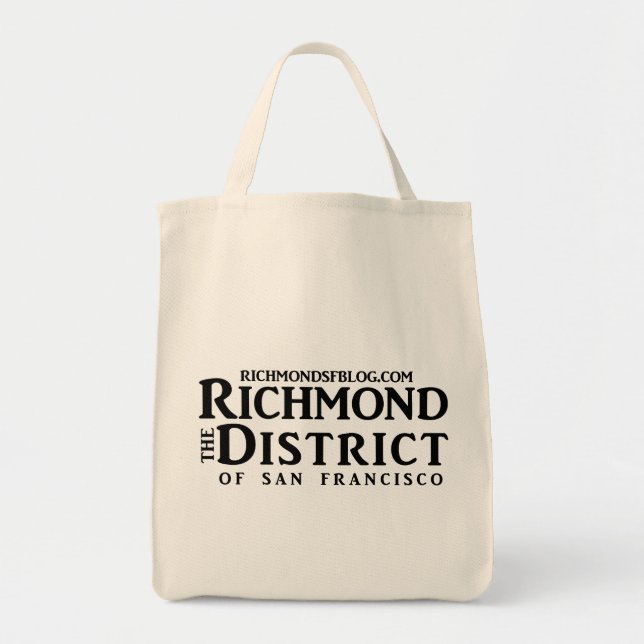 Tote Bag Épicerie Fourre-tout de blog de Richmond (Devant)