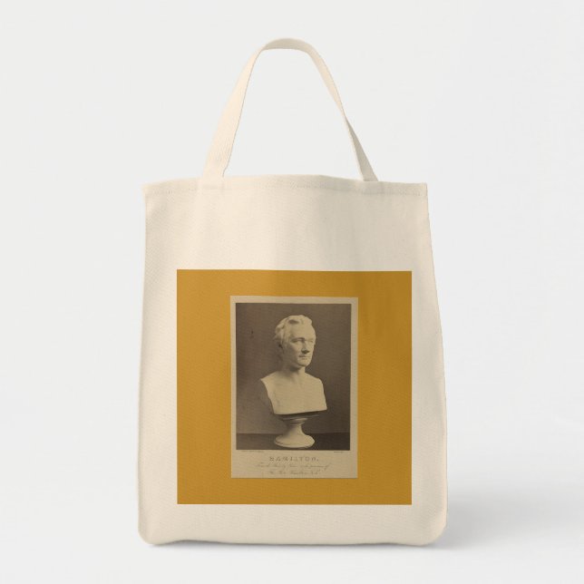 Tote Bag Épicerie fourre-tout de buste de Hamilton (Devant)