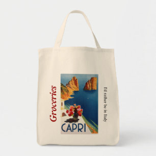 Tote Bag Épicerie Fourre-tout de Capri Italie