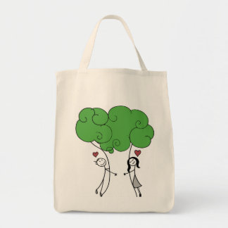 Tote Bag Épicerie Fourre-tout de Hugger d'arbre