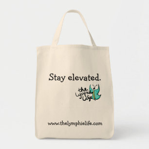 Tote Bag Épicerie Fourre-tout de papillon élevée par sé