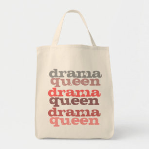 Tote Bag épicerie fourre-tout de reine de drame