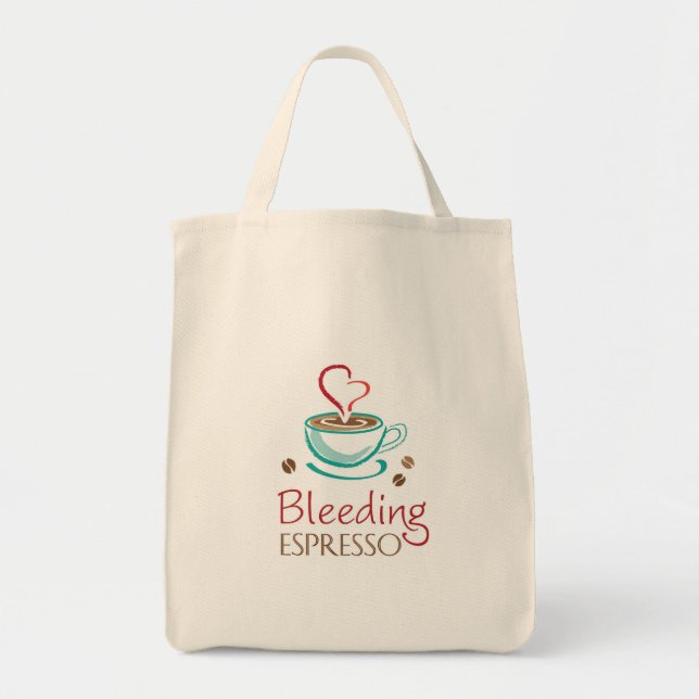 Tote Bag Épicerie organique Fourre-tout de café express de (Devant)