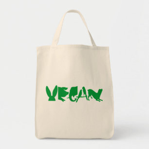 TOTE BAG ÉPICERIE ORGANIQUE VERTE VÉGÉTALIENNE FOURRE-TO