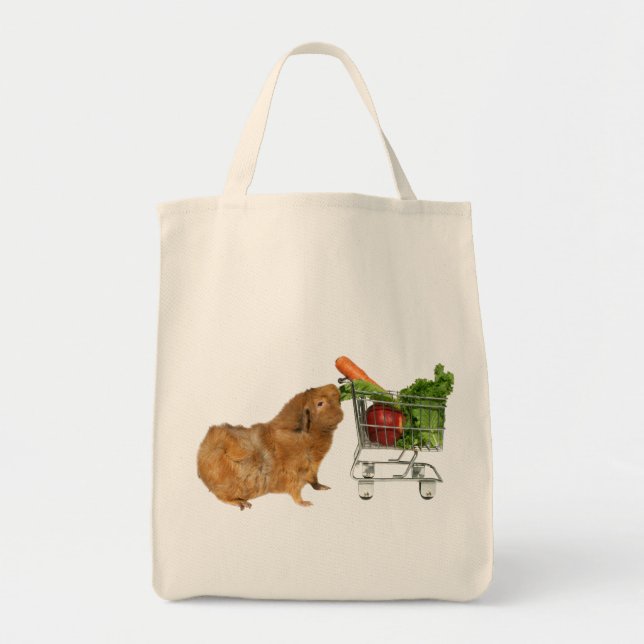 Tote Bag Épicerie Shopping Guinée Cochon (Devant)