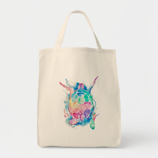 Tote Bag Epicerie sur la tortue de mer Fourre-tout