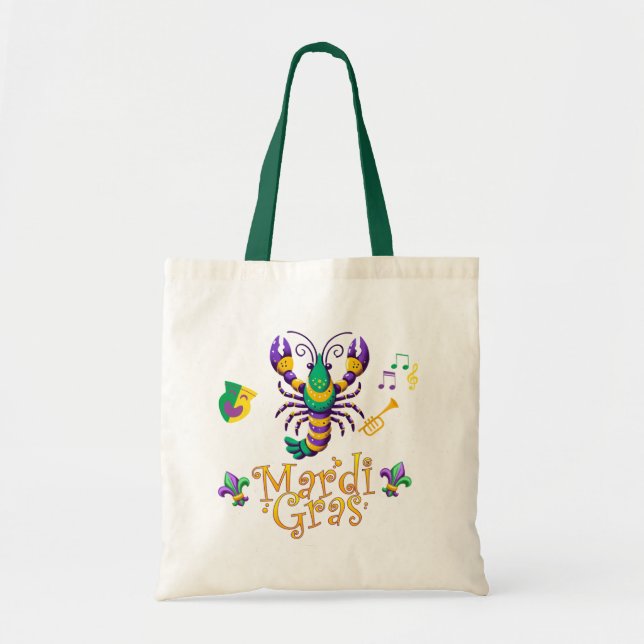 Tote Bag Épis Fleur de lis Mardi Gras (Devant)