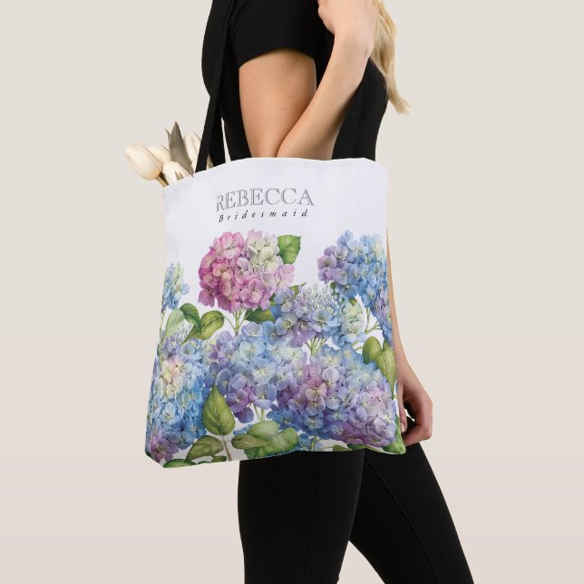 Tote Bag Épouser la demoiselle d'honneur florale (De près)