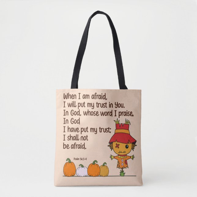 Tote Bag Épouvante Quand j'ai peur (Devant)