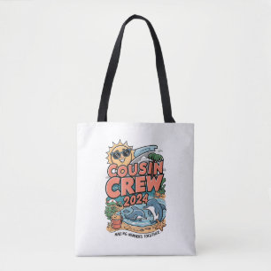 Tote Bag Équipage de cousins 2024 Vacances d'été en famille