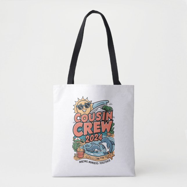 Tote Bag Équipage de couture 2024 Vacances été Plage Voyage (Devant)