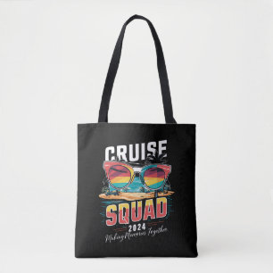Tote Bag Équipe de croisière 2024 Été Vacances Tenue de fam