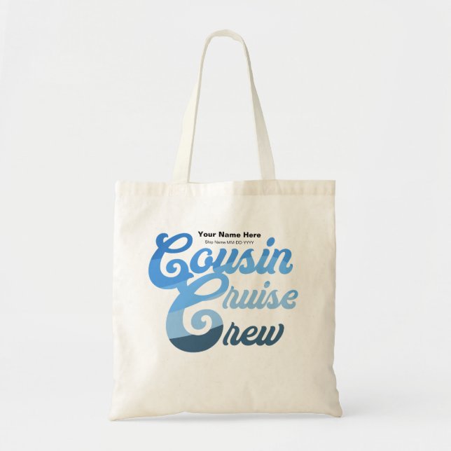 Tote Bag Équipe de croisière Cousin (Devant)