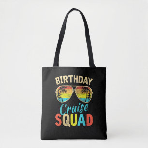 Tote Bag Équipe de croisière d'anniversaire
