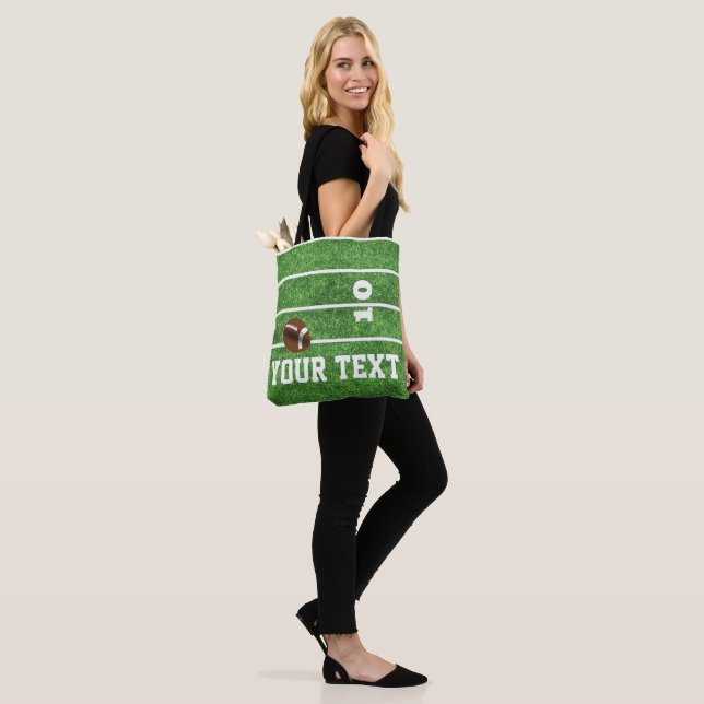 Tote Bag Équipe de football de terrain de football et de (Sur le modèle)