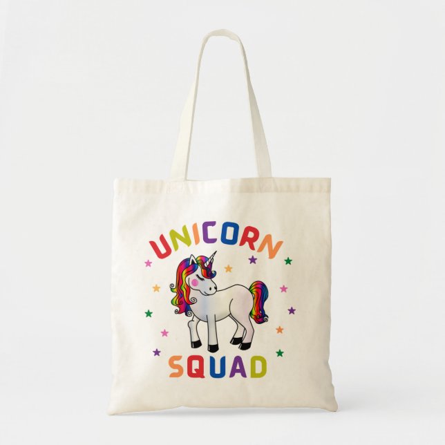 Tote Bag Équipe de la licorne (Devant)