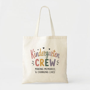 Tote Bag Équipe de maternelle créant des souvenirs et chang
