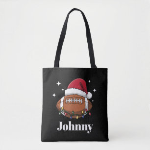 Tote Bag Équipe de sport d'hiver de football de Noël person