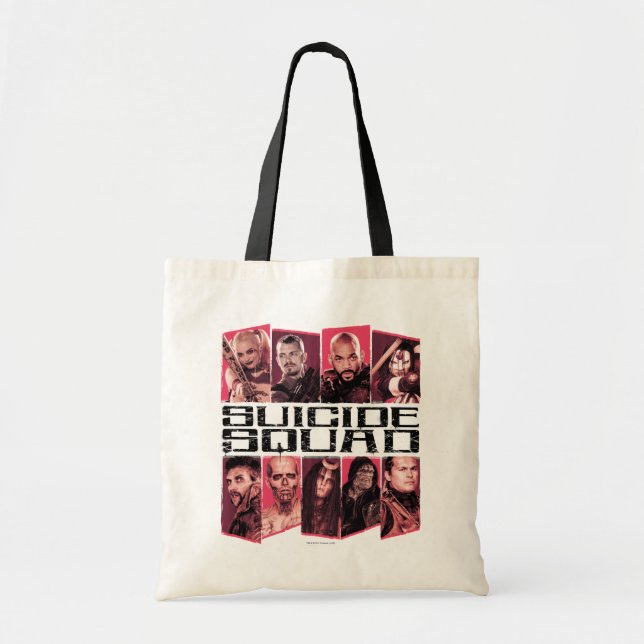 Tote Bag Équipe de suicide | Emblème du groupe X de la Task (Devant)