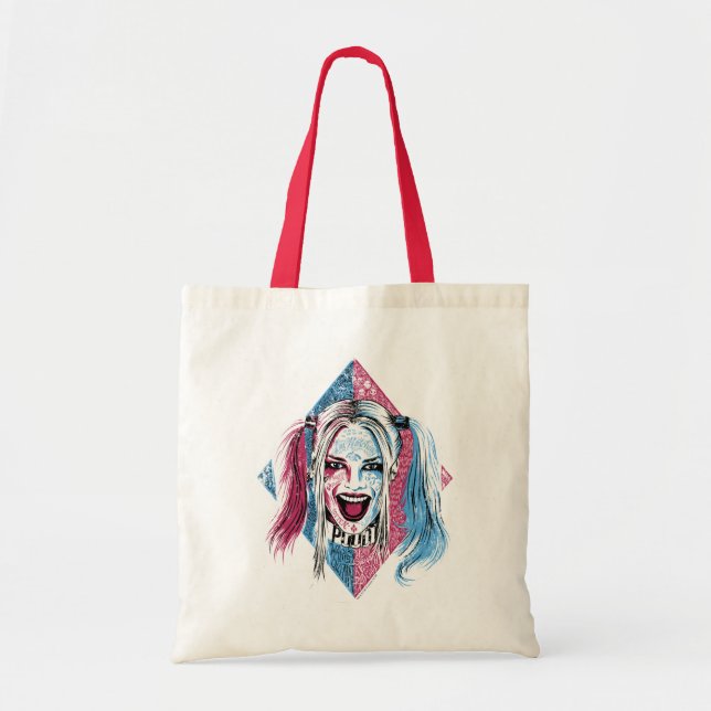 Tote Bag Équipe de suicide | Harley Laugh (Devant)