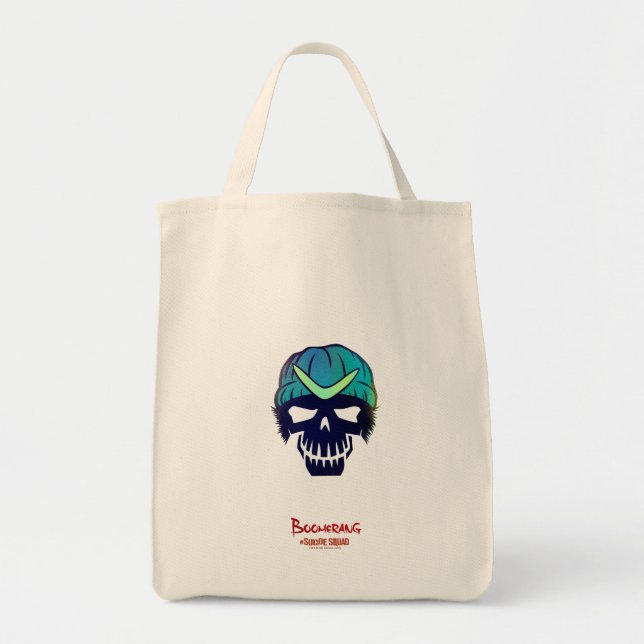 Tote Bag Équipe de suicide | Icône de tête Boomerang (Devant)