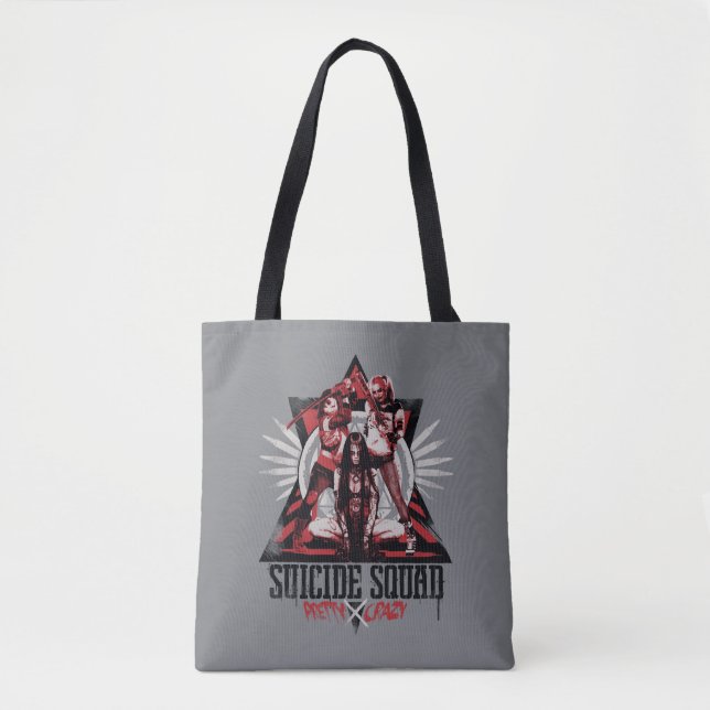 Tote Bag Équipe de suicide | Jolies filles d'escouade folle (Devant)