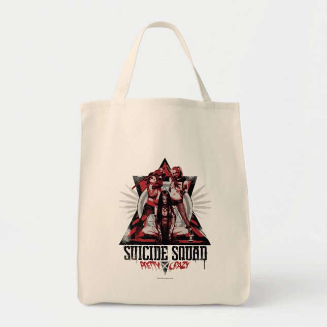 Tote Bag Équipe de suicide | Jolies filles d'escouade folle (Devant)