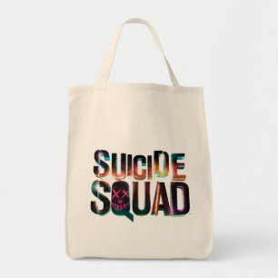 Tote Bag Équipe de suicide Logo couleur brillant