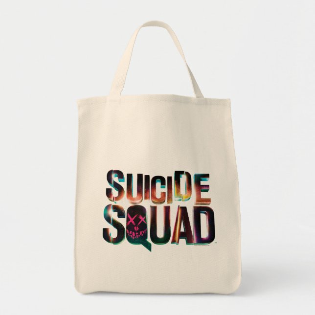 Tote Bag Équipe de suicide | Logo couleur brillant (Devant)