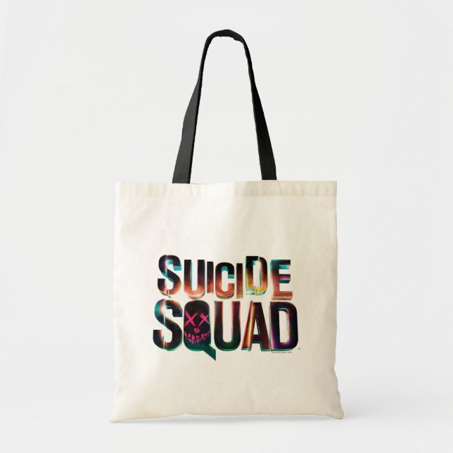 Tote Bag Équipe de suicide | Logo couleur brillant (Devant)