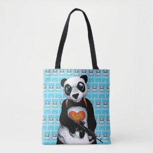 Tote Bag Équipe de suicide   Panda