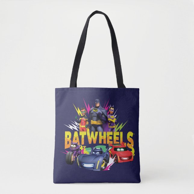Tote Bag Équipe de superhéros Batwheel™ (Devant)