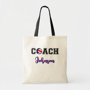 Tote Bag Équipe d'entraîneurs de volley-ball personnalisée