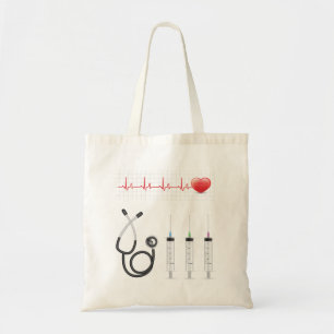 Tote Bag Équipement médical Battement de cœur Santé
