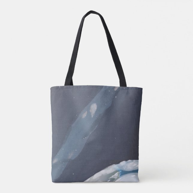 Tote Bag Erde Tasche (Rückseite)