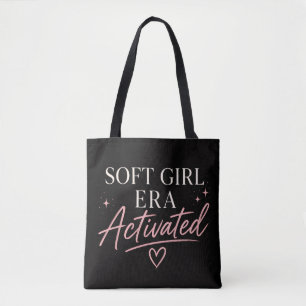 Tote Bag Ère de la fille douce noire esthétique féminine