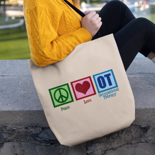 Tote Bag Ergothérapie d'amour de paix