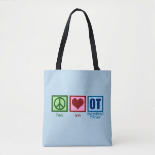 Tote Bag Ergothérapie de l'amour OT de paix