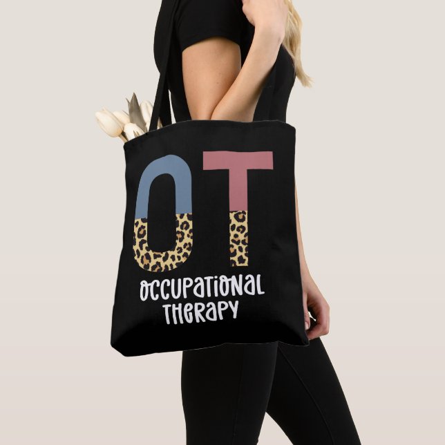 Tote Bag Ergothérapie OT Cheetah Futur OT Dons (De près)