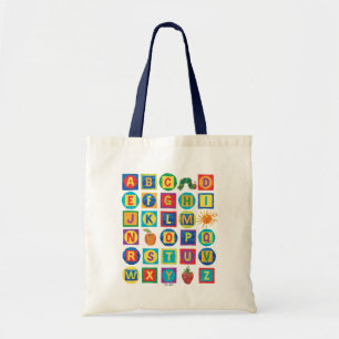 Tote Bag Eric Carle   Motif de blocs alphabets