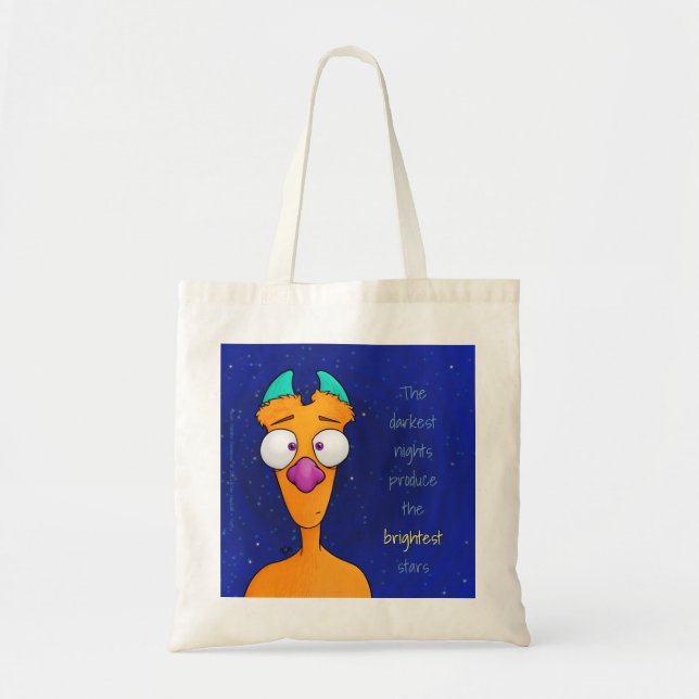 Tote Bag Ernest le monstre, fourre-tout (Devant)