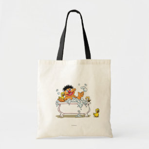 Tote Bag Ernie vintage dans la baignoire