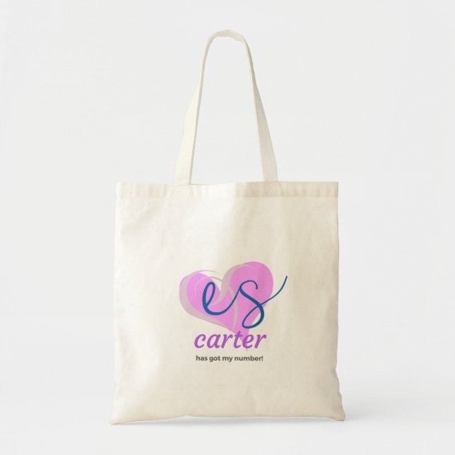 Tote Bag Es Carter a mon nombre ! - Fourre-tout (Devant)