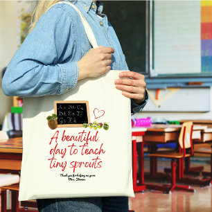 Tote Bag ES enseignants appréciation cadeaux personnalisés 