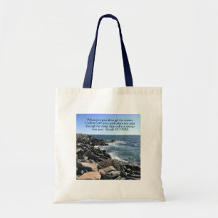 Tote Bag Esaïe 43:2 Je serai avec vous Photo de Ocean