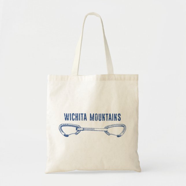 Tote Bag Escalade de roches des montagnes Wichita (Devant)